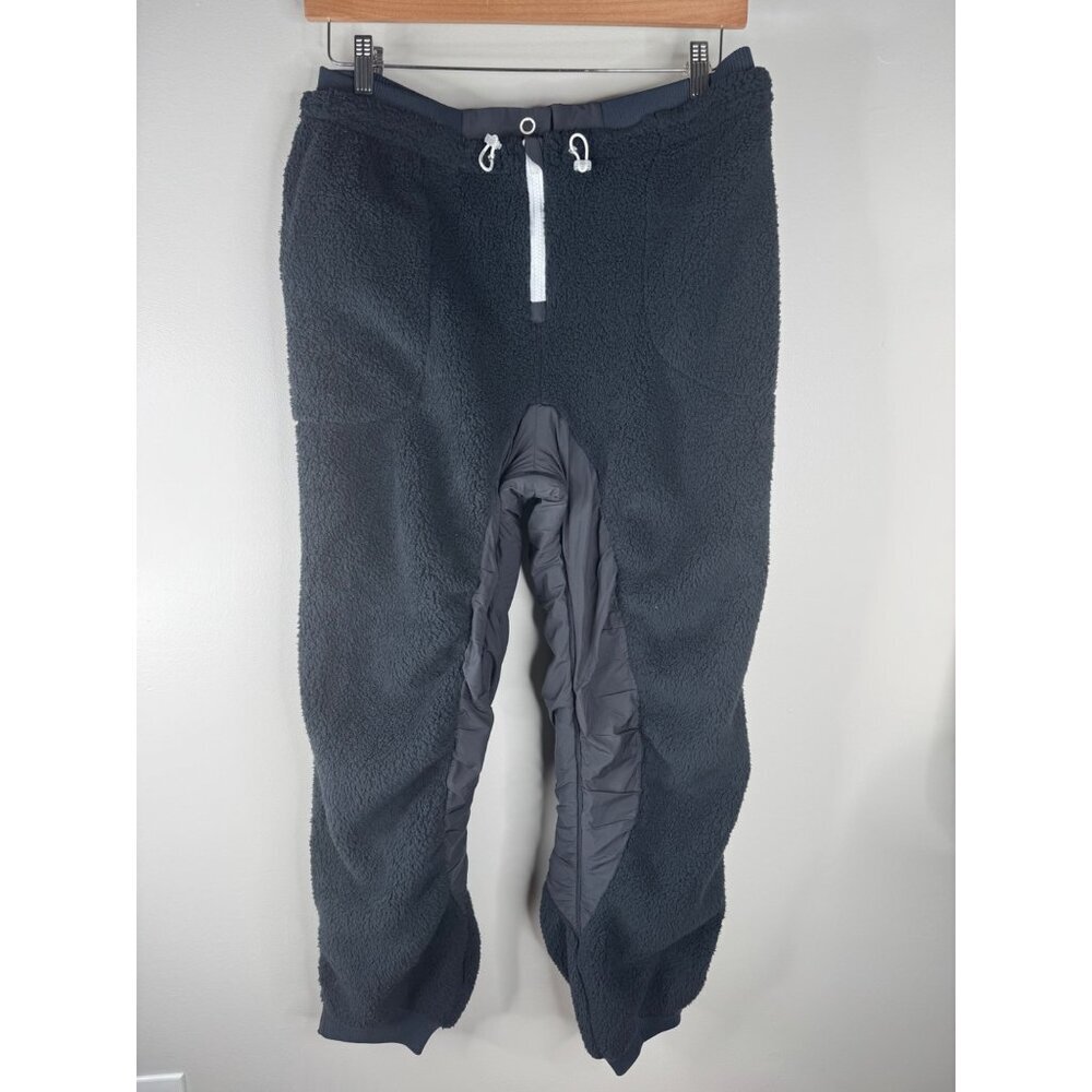 Free People FP Movement Sundown Fleece Jogger Black Sherpa Cozy Pants Size M NWT - Picture 4 of 7